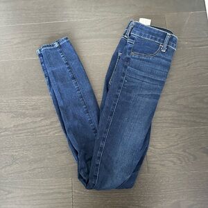 Abercrombie Navy Blue Skinny Jeans